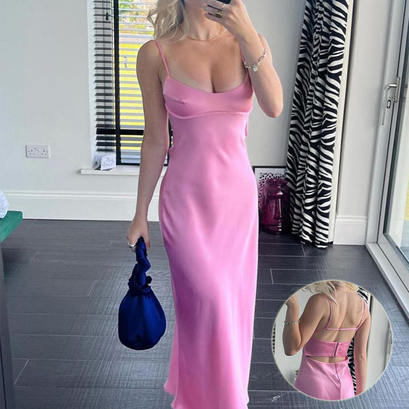 Robe longue dos nu femme
