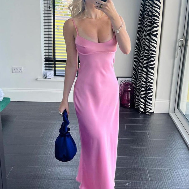 Robe longue dos nu femme