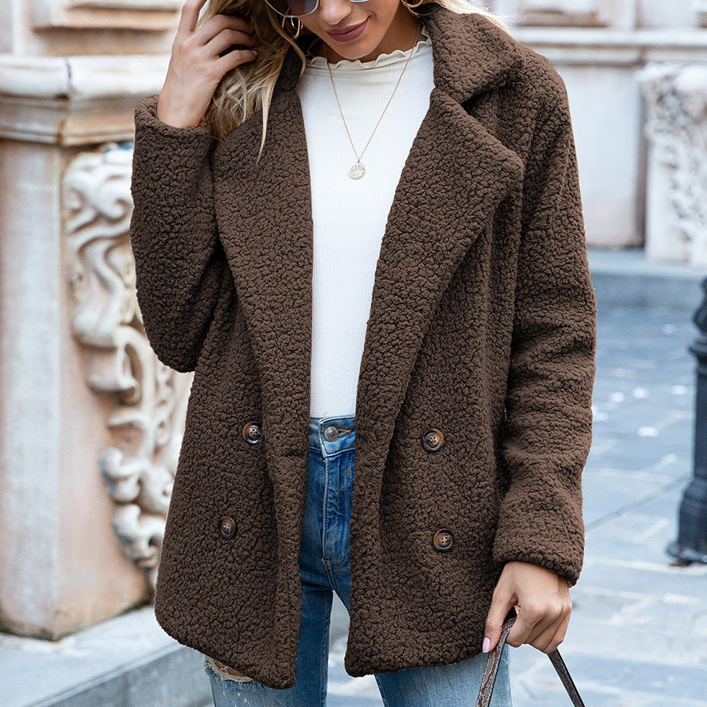 Manteau teddy coat femme