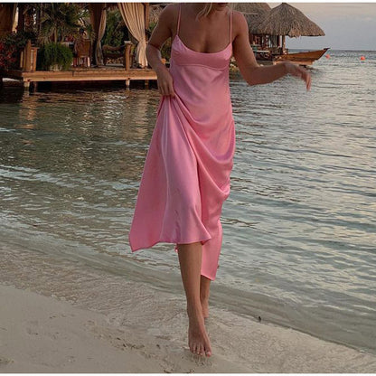 Robe longue dos nu femme