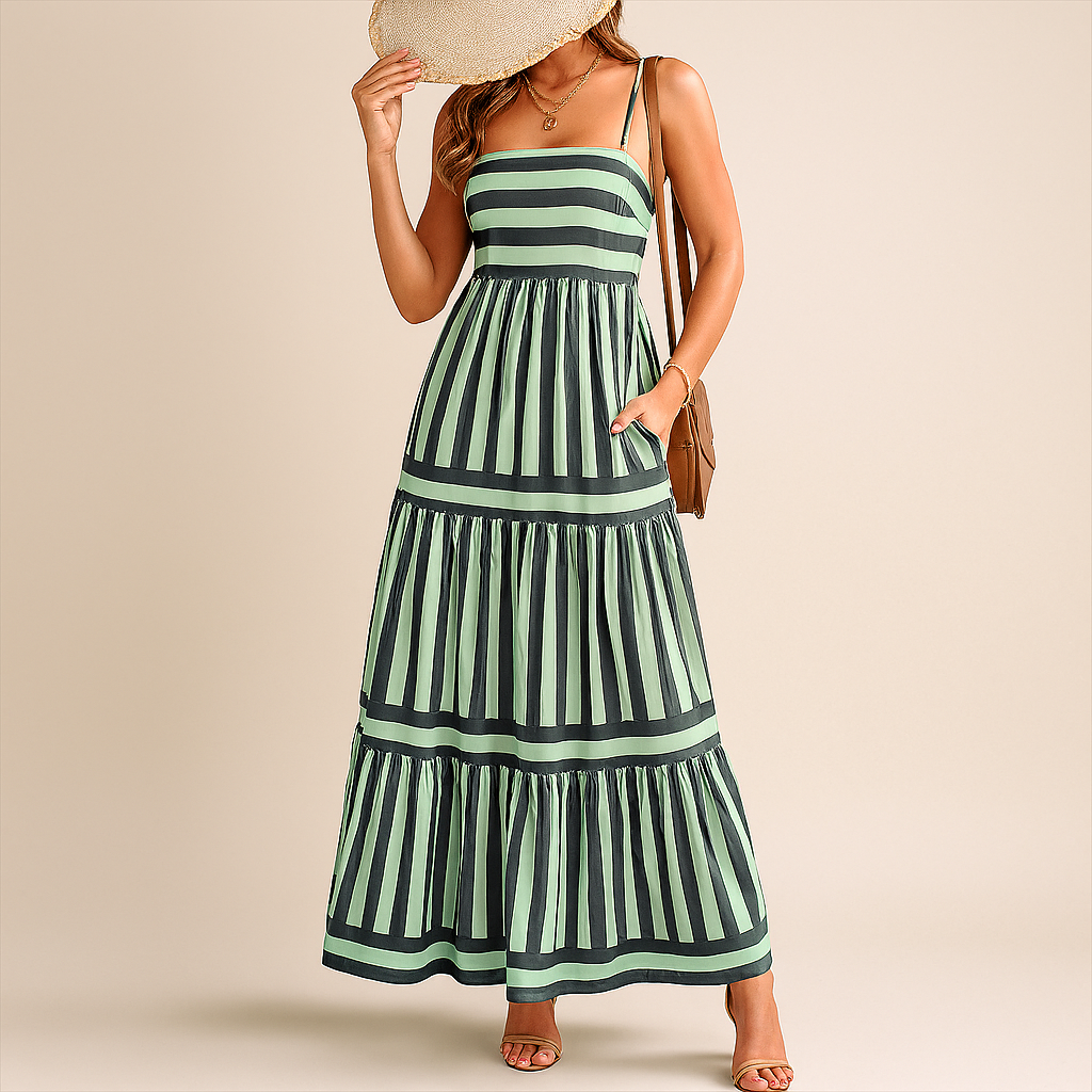 NOLVA Robe d’été rayée