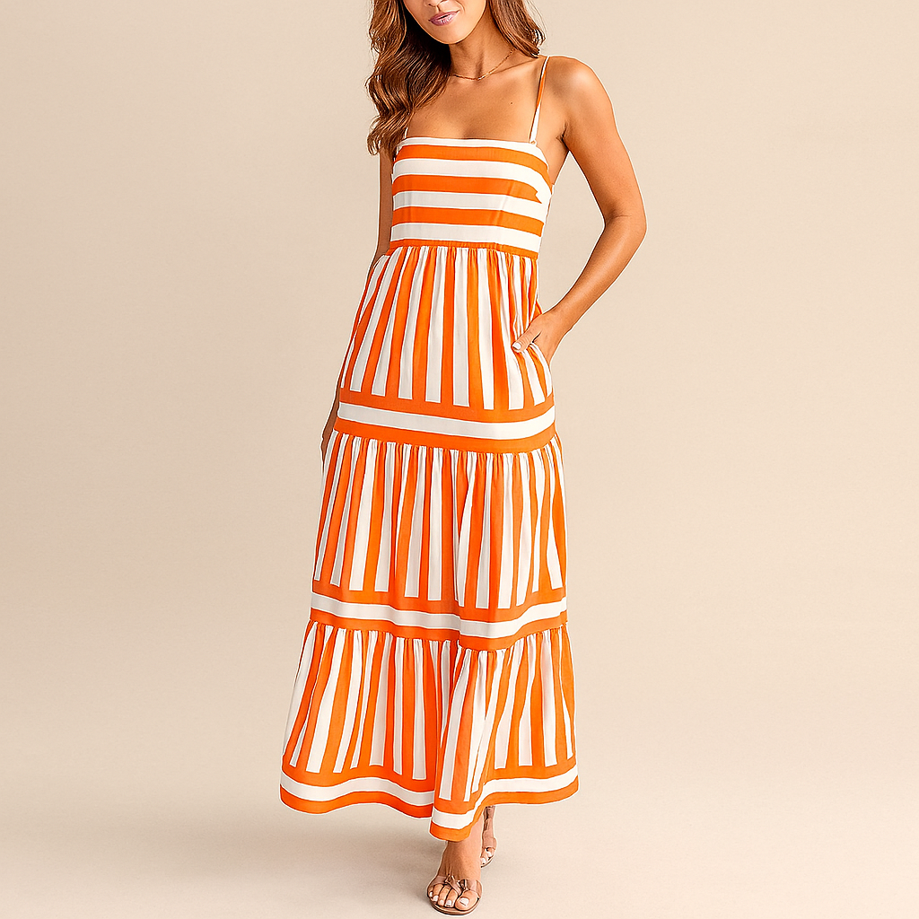 NOLVA Robe d’été rayée