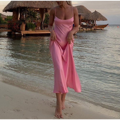 Robe longue dos nu femme